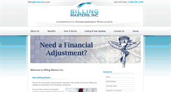 Desktop Screenshot of billingmastersinc.com